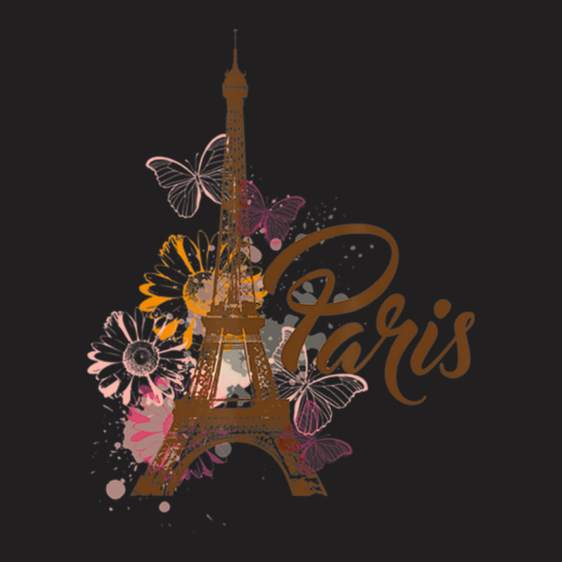 Vintage Paris I Love Travel Wanderlust Eiffel Tower T-Shirt by Gibbons Washburn | Artistshot