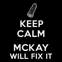 Keep Calm, Mckay Will Fix It Adjustable Cap | Artistshot