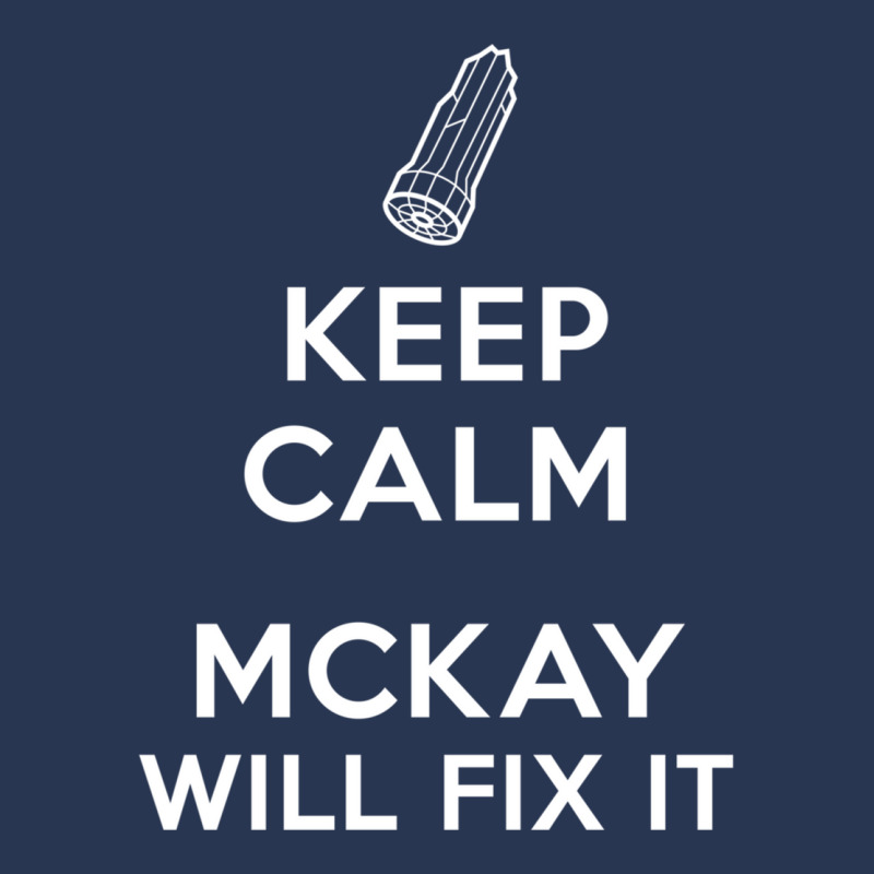 Keep Calm, Mckay Will Fix It Ladies Denim Jacket by cm-arts | Artistshot