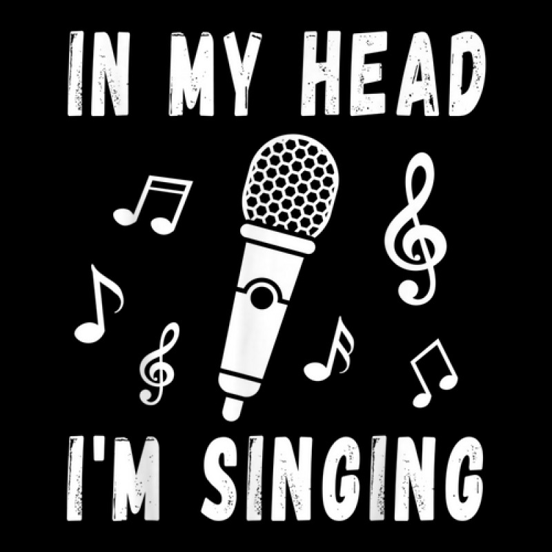 In My Head I'm Singing   Singer & Voice Teacher Music Funny Women's V-Neck T-Shirt by Prestige | Artistshot