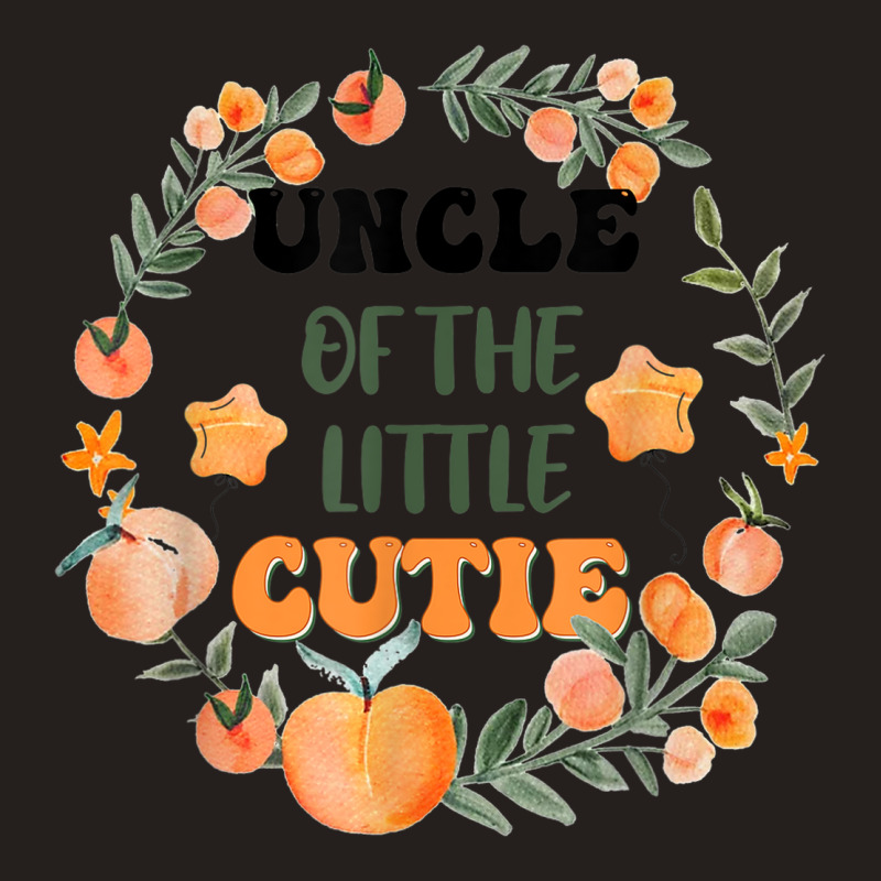 Uncle Of Little Cutie Orange Birthday Party Tank Top | Artistshot