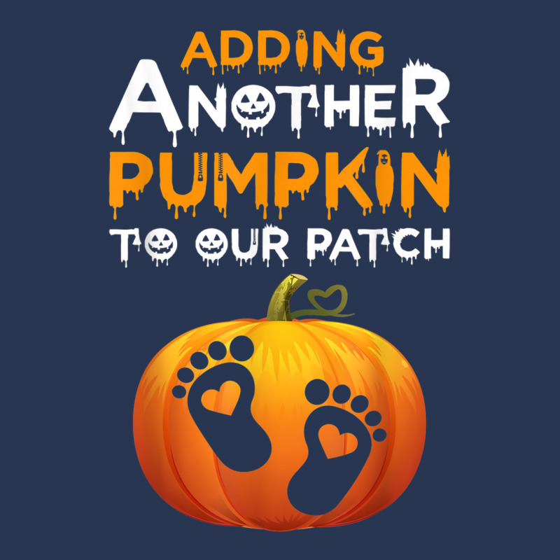 Adding A Another Pumpkin To Our Patch Halloween Pregnancy Men Denim Jacket | Artistshot