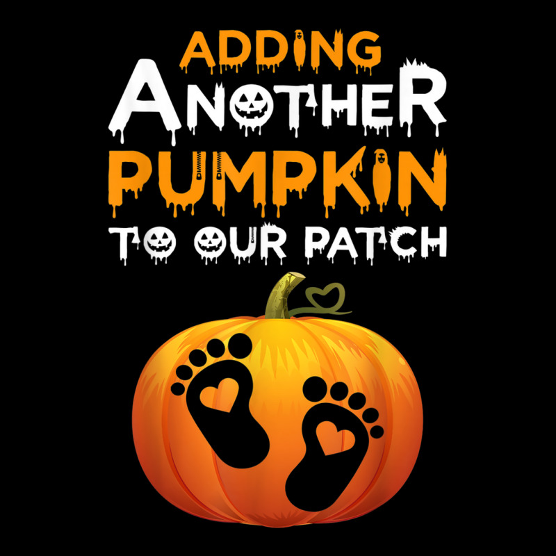 Adding A Another Pumpkin To Our Patch Halloween Pregnancy Long Sleeve Shirts | Artistshot