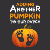 Adding A Another Pumpkin To Our Patch Halloween Pregnancy Vintage Short | Artistshot