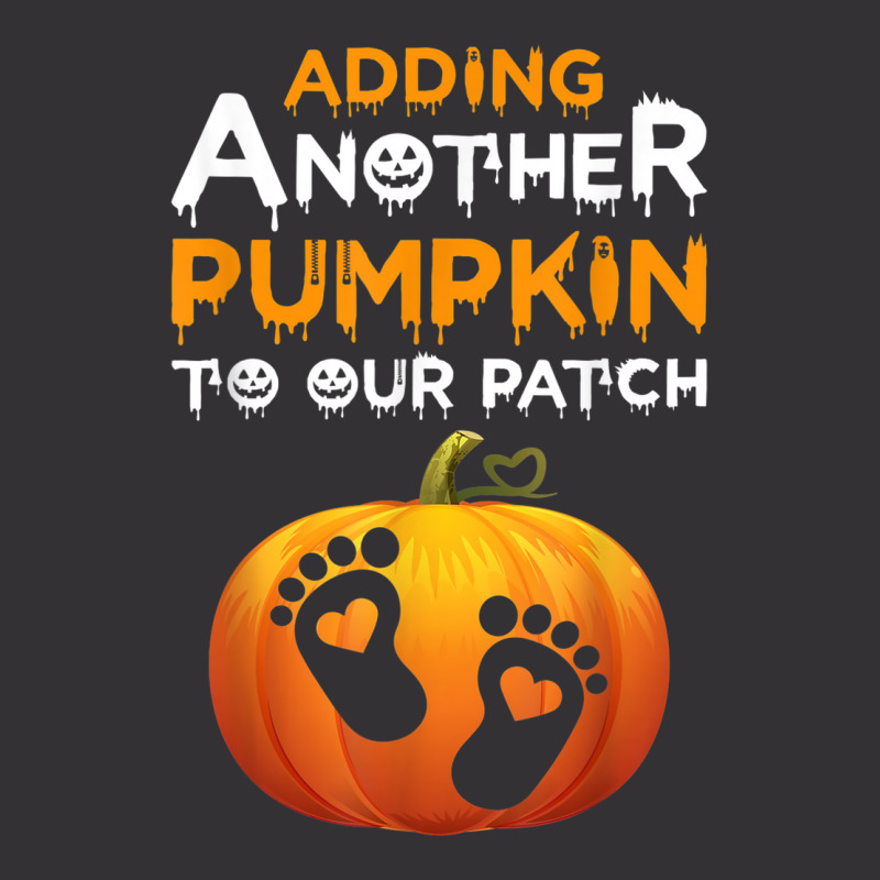 Adding A Another Pumpkin To Our Patch Halloween Pregnancy Vintage Short | Artistshot