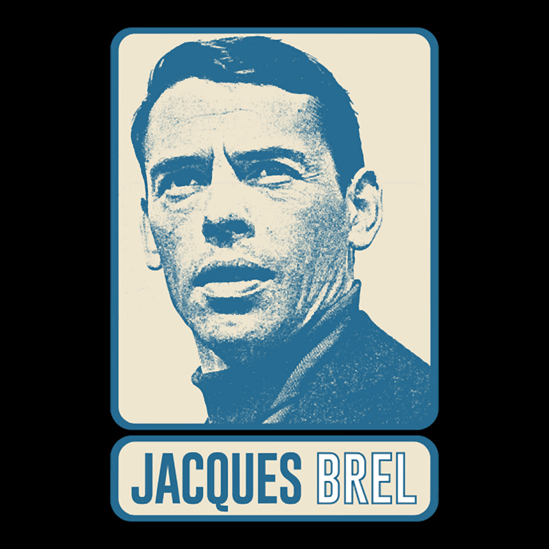 Jacques Brel ? Vintage Look Fan Design-xrkt2 Zipper Hoodie by Quick Scully | Artistshot