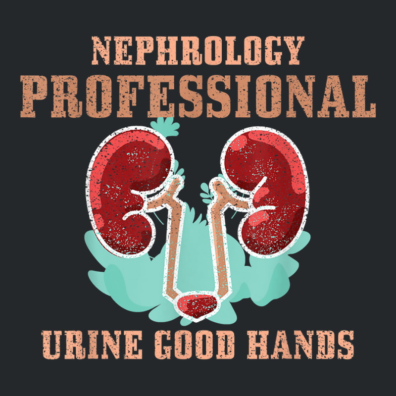 Medical Pun Nephrology Urine Good Hand Nephrologist Doctor Crewneck Sweatshirt by SantinoBrennan | Artistshot