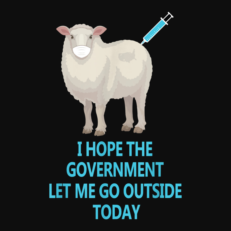 Sheep Sheeple Anti Vaccine Vax Mask Mandate Wants Go Outside Crop Top by TysonBoyer | Artistshot