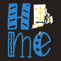 Home Rhode Island In Art Block Letters Tank Top | Artistshot