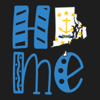 Home Rhode Island In Art Block Letters Classic T-shirt | Artistshot