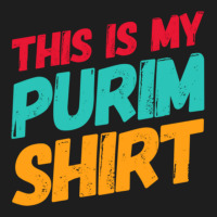 This Is My Purim Shirt Jewish Costume Book Of Esther Long Sleeve T Shi Classic T-shirt | Artistshot