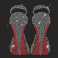 High Heels Red Sole Rhinestone Afro American Woman Ladies Fitted T-shirt | Artistshot