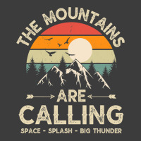 Vintage The Mountains Are Calling Space Splash Big Thunder Men's Polo Shirt | Artistshot