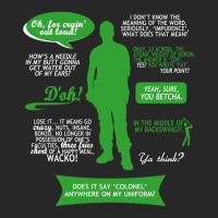 Stargate Sg-1 - Jack Quotes (greenwhite Design) Fitted Women's Pajamas Set | Artistshot