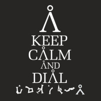 Stargate Sg1 - Keep Calm And Dial The Gate Ladies Fitted T-shirt | Artistshot