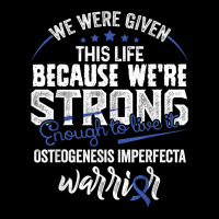 We're Strong  Osteogenesis Imperfecta Awareness Supporter Zipper Hoodie | Artistshot