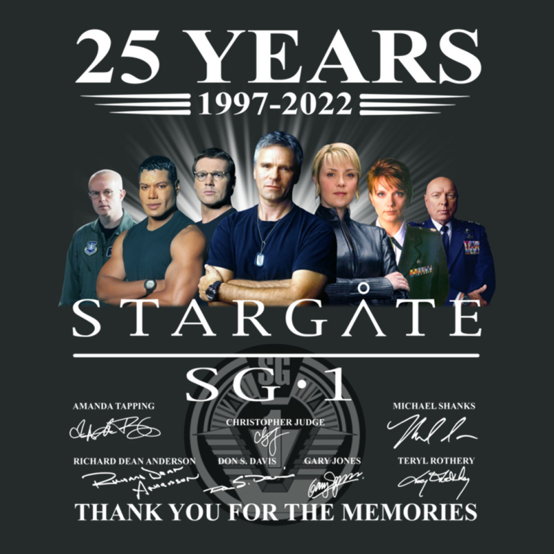 Stargate Sg1 25 Years 1997-2022 Thank You For The Memories Women's Triblend Scoop T-shirt by cm-arts | Artistshot