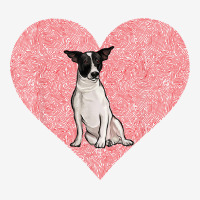 Rat Terrier Valentines Day Dog Love Fingerprint Camper Cup | Artistshot