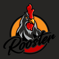 Angry Rooster With Large Glossy Red Comb On Top Ladies Fitted T-shirt | Artistshot