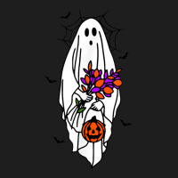 Cute Floral Ghost Women's Halloween Classic T-shirt | Artistshot