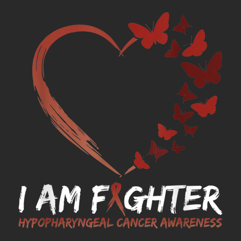 I Am Fighter Hypopharyngeal Cancer Awareness Shirt Butterfly Printed Hat | Artistshot