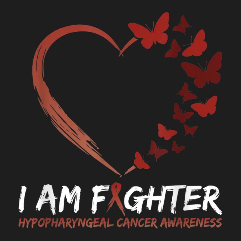 I Am Fighter Hypopharyngeal Cancer Awareness Shirt Butterfly Classic T-shirt | Artistshot