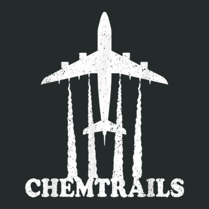 Chemtrails Conspiracy Theory Chemical Biological Agents Women's Triblend Scoop T-shirt by Uniform | Artistshot