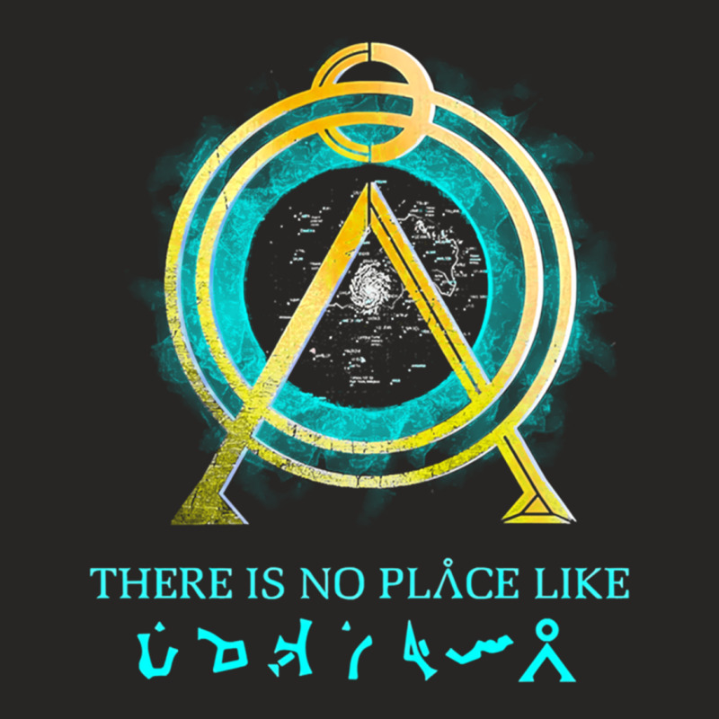 There Is No Place Like Home Vintage Stargate Ladies Fitted T-Shirt by cm-arts | Artistshot