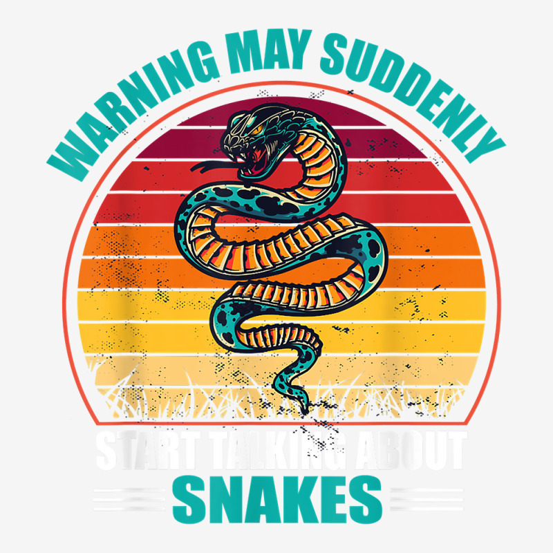 Warning May Suddenly Start Talking About Snakes Retro Snake Camper Cup | Artistshot