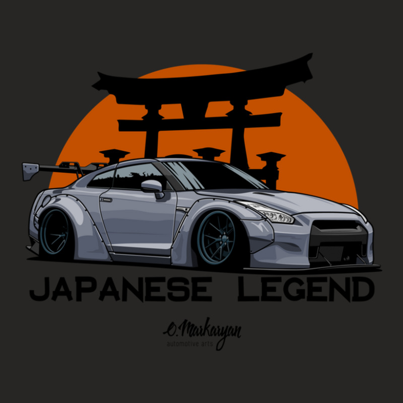 Gtr. Japanese Legend (gray) Ladies Fitted T-Shirt by MarshaleenAnnetteHammer | Artistshot