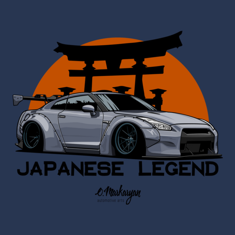 Gtr. Japanese Legend (gray) Ladies Denim Jacket by MarshaleenAnnetteHammer | Artistshot