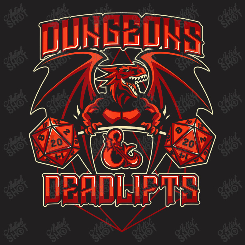 Dungeons And Deadlifts Side Quest Workout Top, Dm Rpg Dice T-shirt | Artistshot