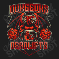 Dungeons And Deadlifts Side Quest Workout Top, Dm Rpg Dice Classic T-shirt | Artistshot