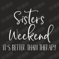 Womens Sisters Weekend It's Better Than Therapy 2022 Girls Trip V-neck Ladies Fitted T-shirt | Artistshot