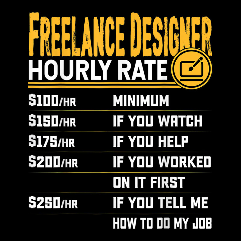 Freelance Designer Hourly Rate Funny Designer Digital Artist Adjustable Cap by Fashaza | Artistshot