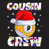 Billiard 9 Ball Play Pool Cousin Crew Christmas Lights T-shirt | Artistshot