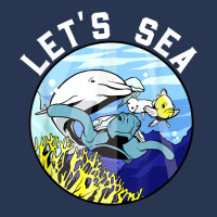 Marine Biologist Let's Sea! Men Denim Jacket | Artistshot