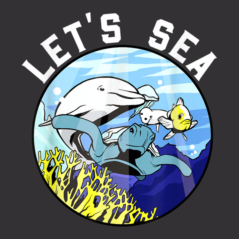 Marine Biologist Let's Sea! Vintage Short by Orchid | Artistshot