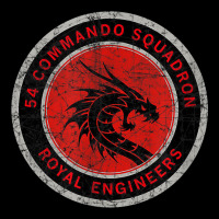 Distressed 54 Commando Squadron Baby Tee | Artistshot