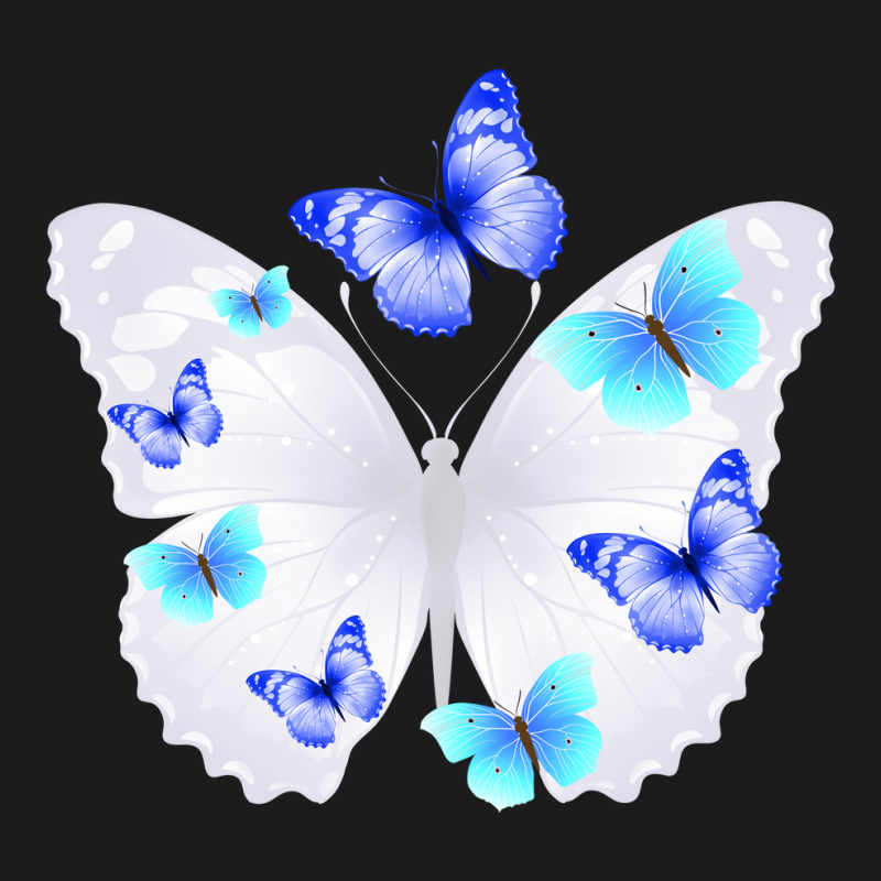 Light Blue Butterfly Hoodie & Jogger Set | Artistshot