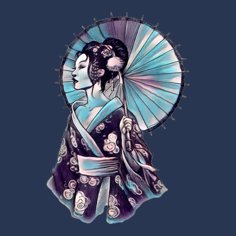 Japanese Geisha Parasol Pretty Tattoo Art Samurai T Shirt Ladies Denim Jacket by Fashlaza | Artistshot