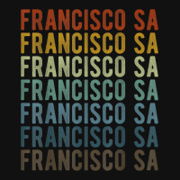 Francisco Sa City Brazil Retro Portrait Canvas Print | Artistshot