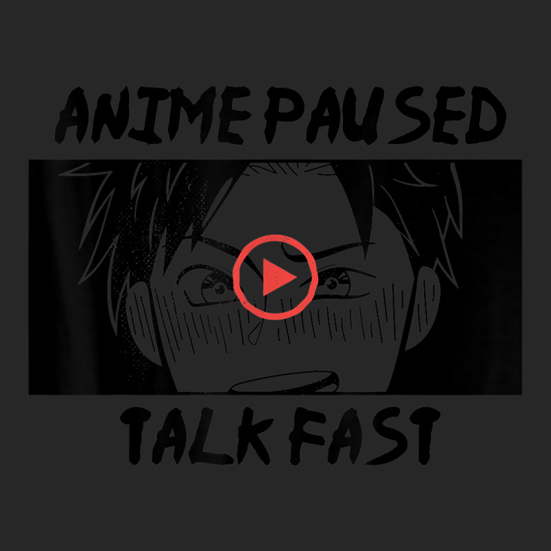 Anime Paused Talk Fast   Manga Japan Kanji Otaku Men's T-shirt Pajama Set | Artistshot