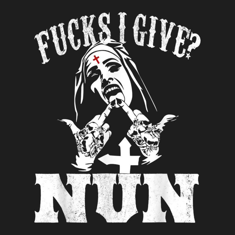 Funny Fucks I Give, Nun Saying Tote Bag by DirtyAngelFace