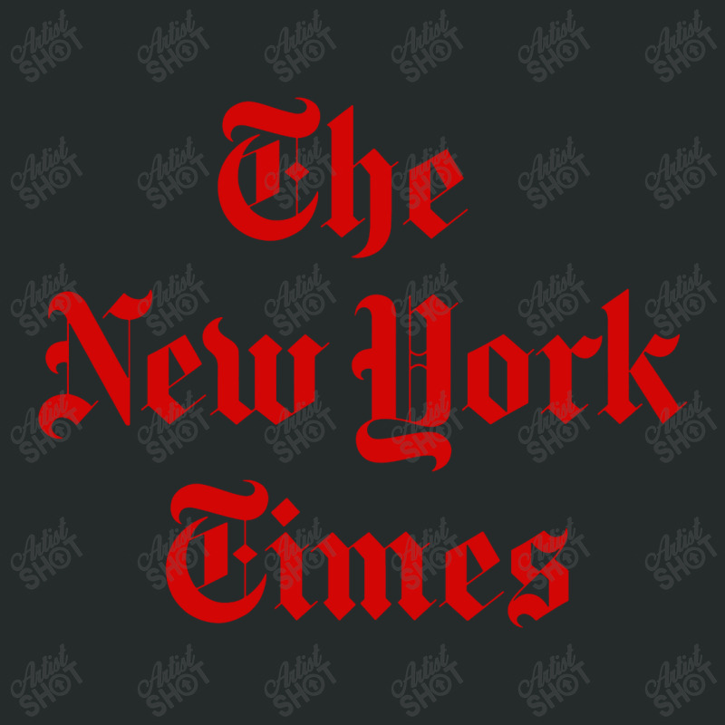 New York Times Women's Triblend Scoop T-shirt by Melia art | Artistshot