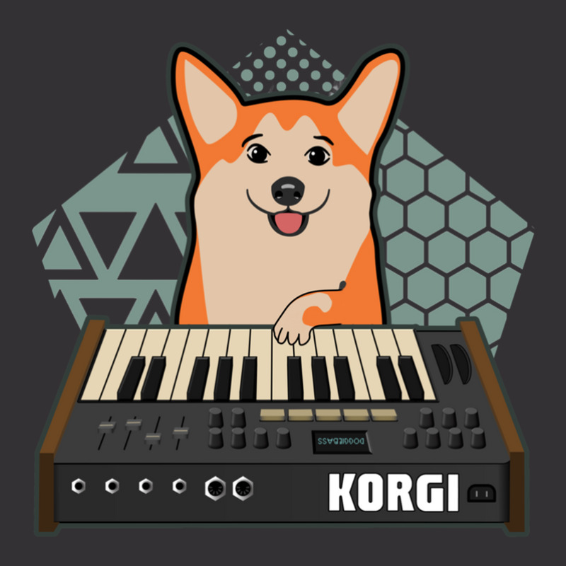 Funny Synthesizer Fan Korgi Corgi Dog Lover Vintage Short | Artistshot