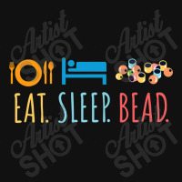 Eat Sleep Bead Beadery Custom Jewelry Maker Beading Gift Mousepad | Artistshot