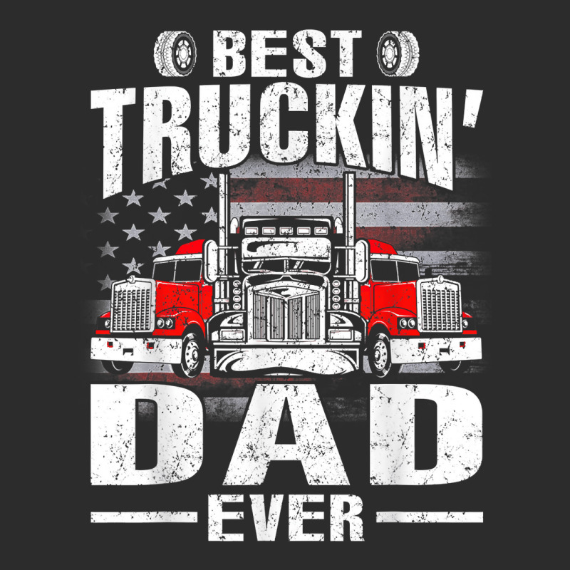 Best Truckin_ Dad Ever Usa Flag Exclusive T-shirt by JustinStringer | Artistshot