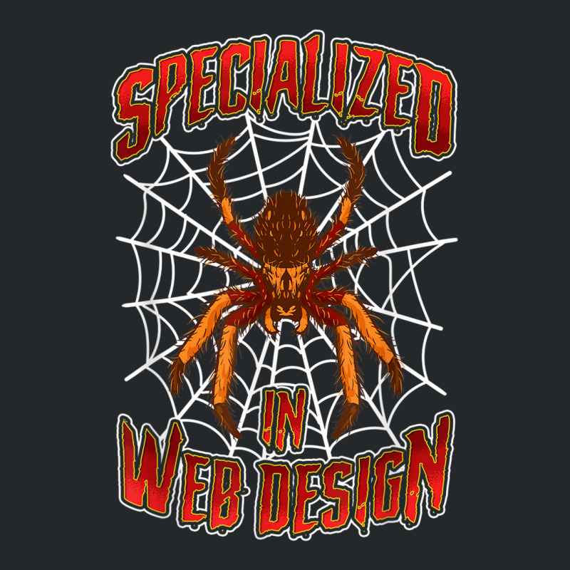 Specialized In Web Design Funny Spider Halloween Costume Crewneck Sweatshirt | Artistshot