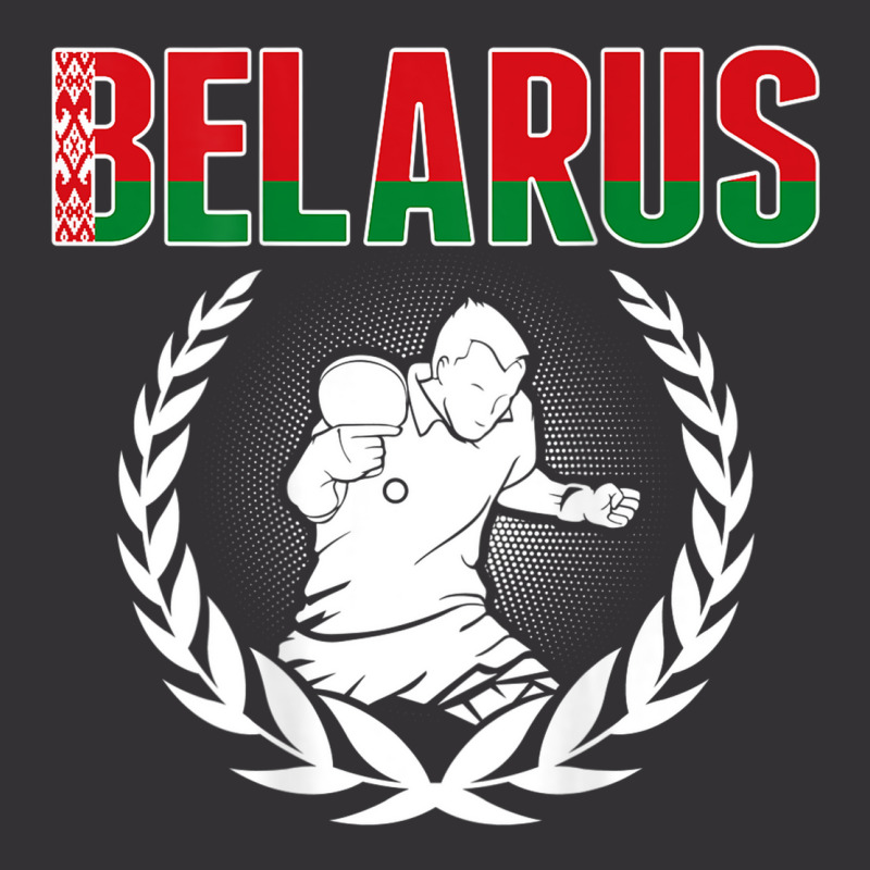 Belarus Table Tennis Lover Support Belarusian Ping Pong Team Vintage Hoodie And Short Set by Aquarius | Artistshot